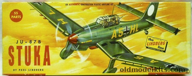 Lindberg 1/48 Junkers Ju-87B Stuka Dive Bomber, 524-98 plastic model kit